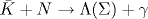 \bar{K} + N \rightarrow \Lambda(\Sigma) + \gamma